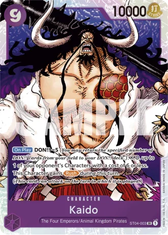 Kaido (ST04-003) (Reprint) — One Piece The Best (PRB01)