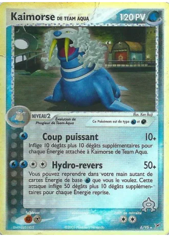 Kaimorse de Team Aqua #6/95 — EX Team Magma vs Team Aqua