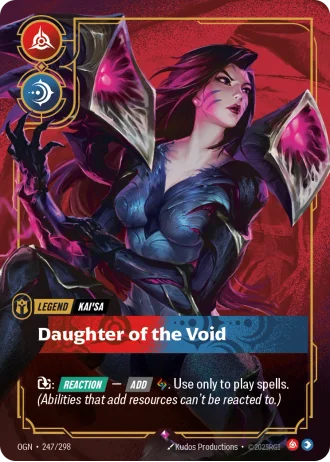 Kai'Sa, Daughter of the Void #247/298 — Origins