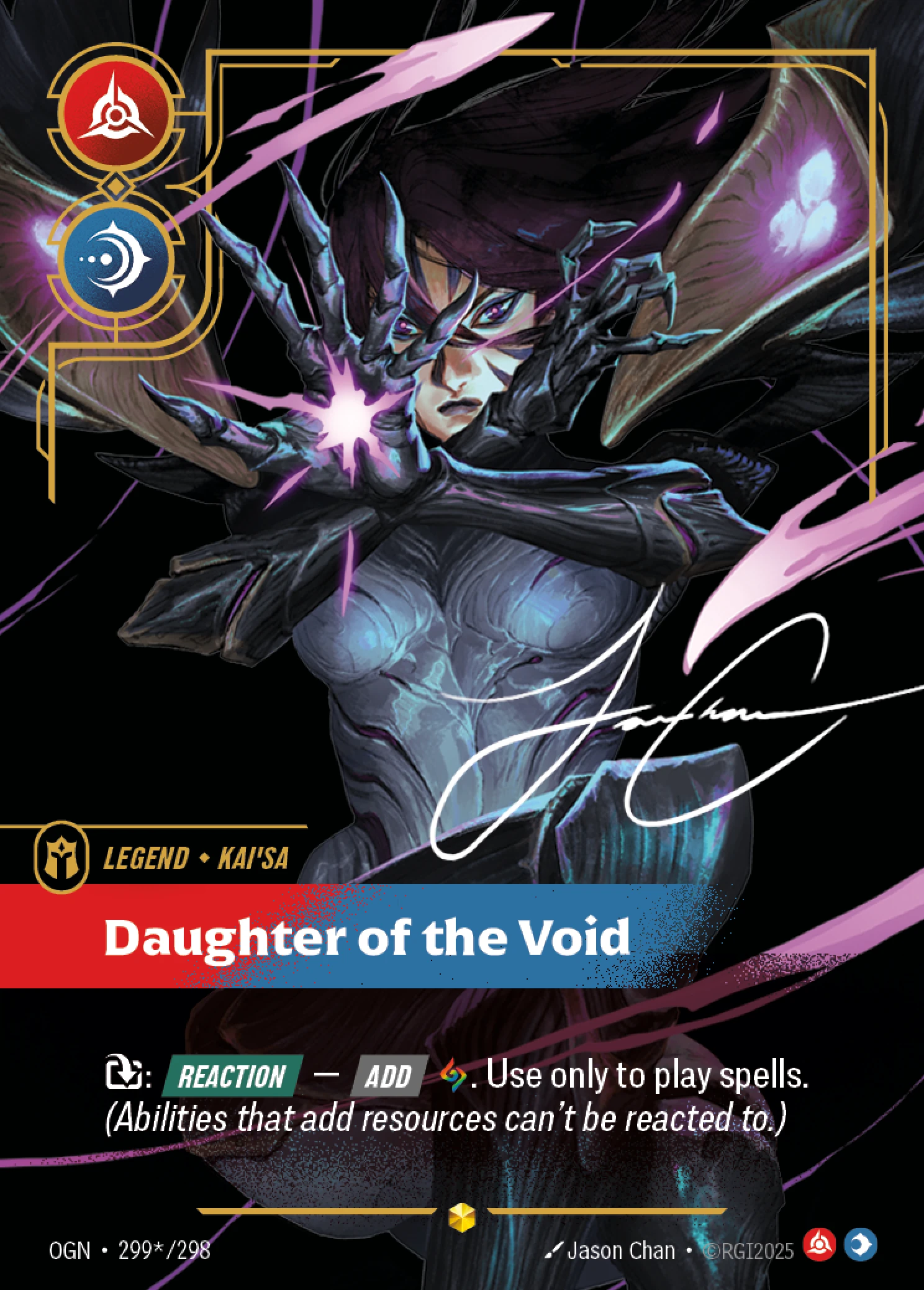 Kai'Sa, Daughter of the Void #299s — Origins