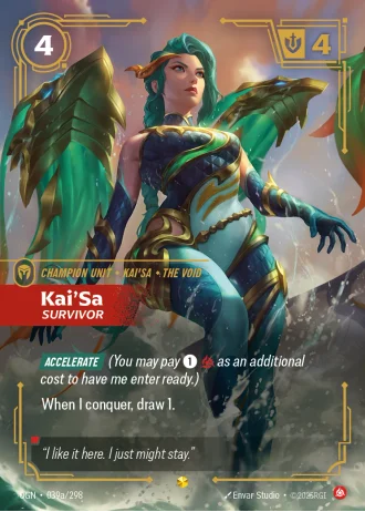 Kai'Sa, Survivor #039a/298 — Origins