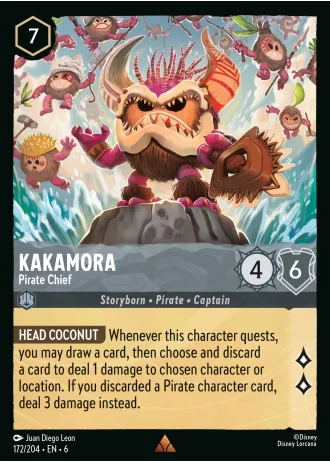 Kakamora - Pirate Chief #172/204 — Azurite Sea