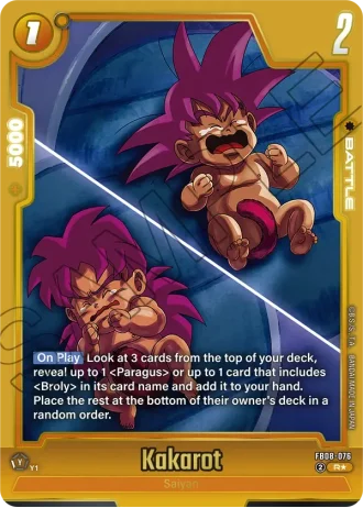 Kakarot (Alternative Art) FB08-076 — Saiyan's Pride (FB08)