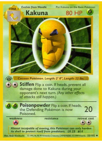 Kakuna #33/102 — Base Set