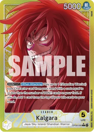 Kalgara (OP08-098) (Alternative Art) — Two Legends (OP08)