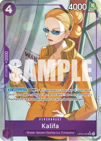 Kalifa (OP03-060) (Reprint) — ONE PIECE CARD THE BEST (PRB01)