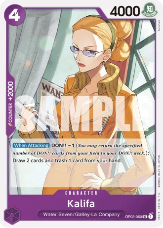 Kalifa (OP03-060) (Reprint) — One Piece The Best (PRB01)