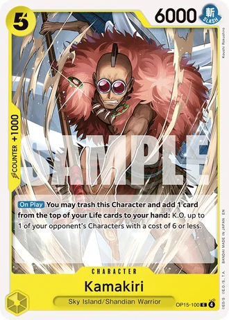Kamakiri (OP15-100) — Adventure on Kami's Island (OP15-EB04)