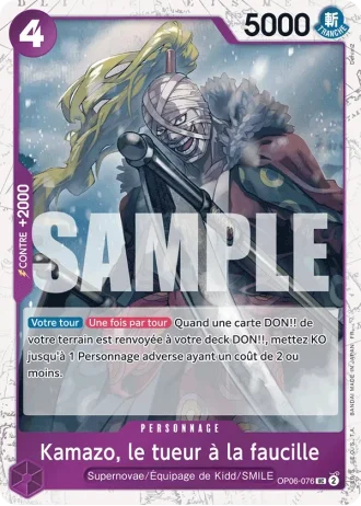 Kamazo, le tueur à la faucille (OP06-076) (Reprint) — ONE PIECE CARD THE BEST vol.2 (PRB02)