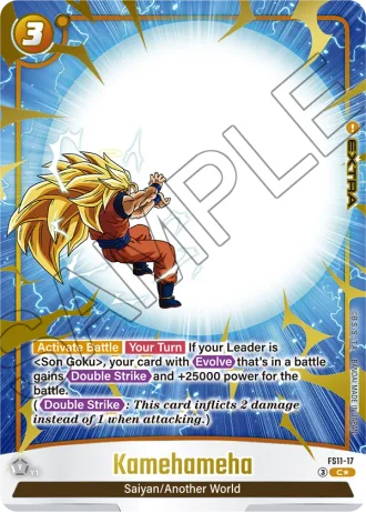 Kamehameha (Gold) FS11-17 — Starter Deck EX: The Phase of Evolution (FS11)