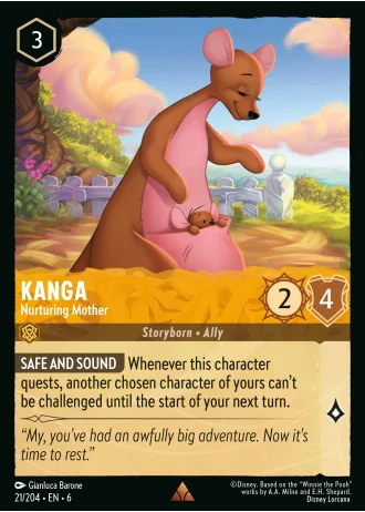 Kanga - Nurturing Mother #21/204 — Azurite Sea
