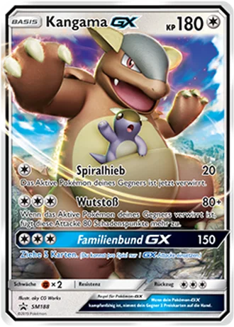 Kangama GX SM188 — Sonne & Mond Promos