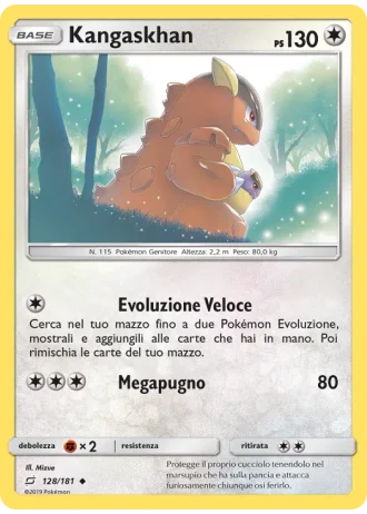 Kangaskhan #128 — Gioco di Squadra