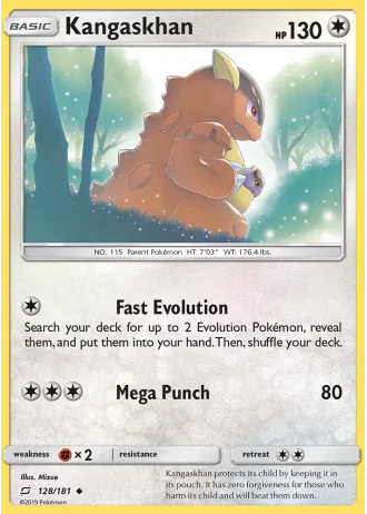 Kangaskhan #128/181 — Team Up