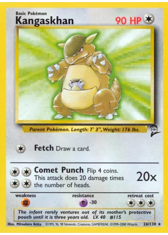 Kangaskhan #26/130 — Base Set 2