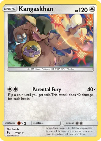 Kangaskhan #47/68 — Destino Sfuggente