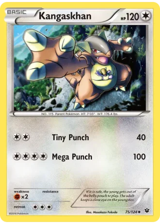 Kangaskhan #75/124 — Fates Collide
