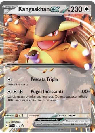 Kangaskhan ex #055 — Scarlatto e Violetto Promos
