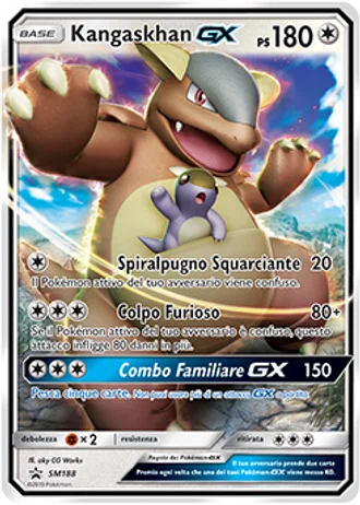 Kangaskhan GX SM188 — Sole e Luna Promos