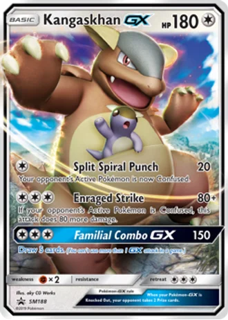 Kangaskhan GX SM188 — Sun & Moon Promos
