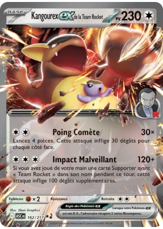 Kangourex-ex de la Team Rocket #162/217 — Héros Transcendants