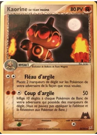 Kaorine de Team Magma #33 — EX Team Magma vs Team Aqua