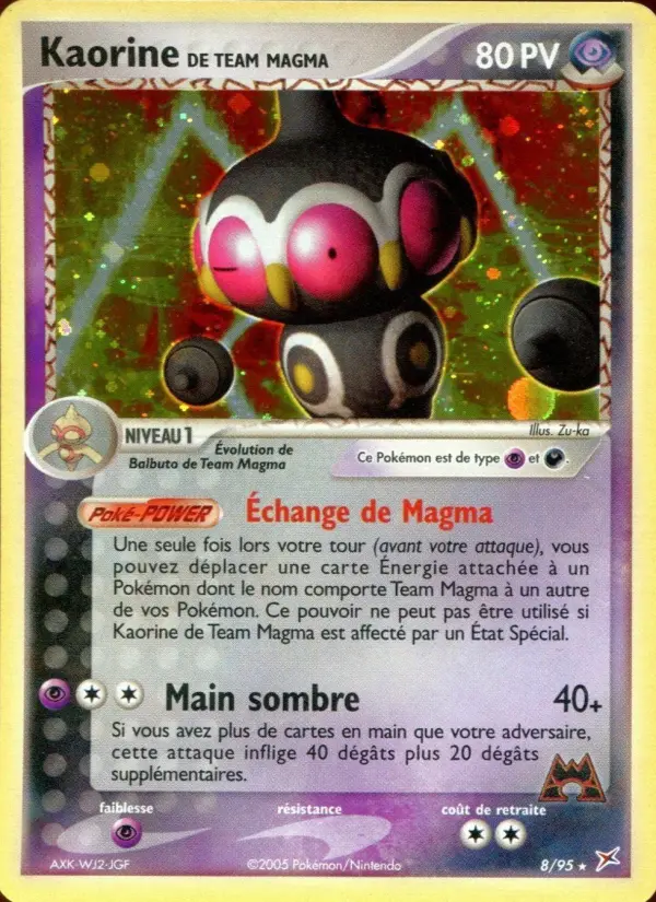 Kaorine de Team Magma #8 — EX Team Magma vs Team Aqua