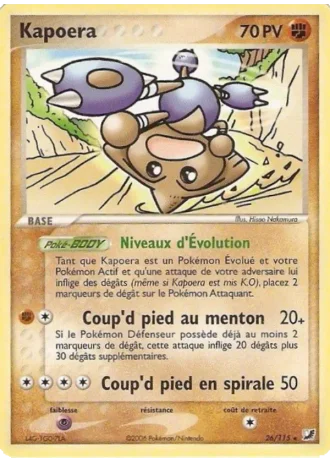 Kapoera #26/115 — EX Forces Cachées