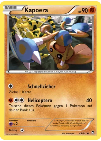 Kapoera #49/111 — Fliegende Fäuste