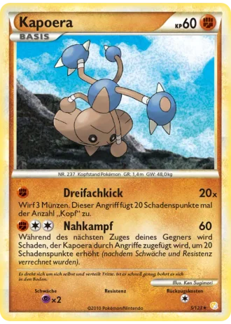 Kapoera #5/123 — HeartGold SoulSilver