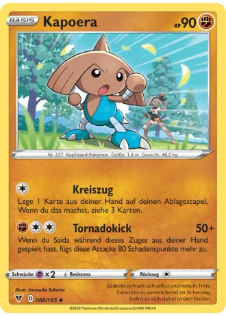 Kapoera #88/185 — Farbenschock