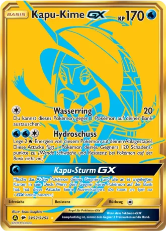 Kapu-Kime GX SV92/94 — Schillernde Schatzkammer (Verborgenes Schicksal)