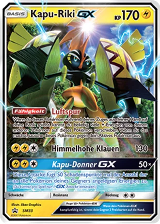 Kapu-Riki GX SM33 — Sonne & Mond Promos