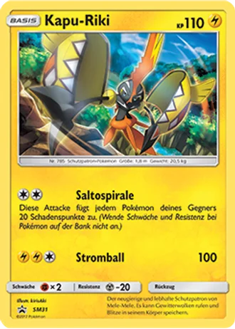 Kapu-Riki SM31 — Sonne & Mond Promos