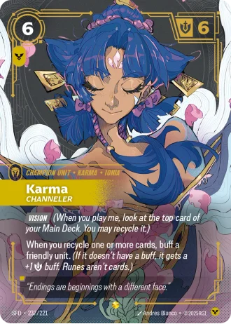 Karma, Channeler #237/221 — Spiritforged