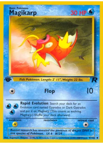 Karpador #47/82 — Team Rocket