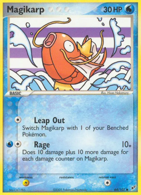 Karpador #64 — EX Deoxys
