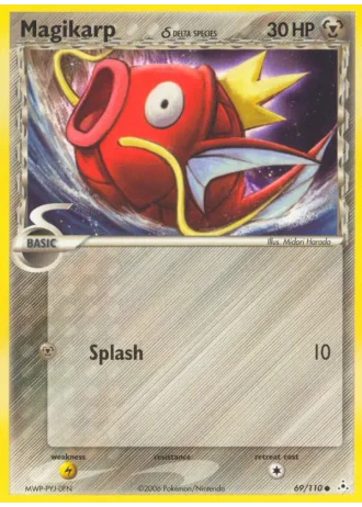 Karpador #69/110 — EX Holon Phantoms
