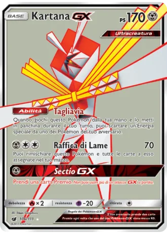 Kartana GX #106/111 — Invasione Scarlatta