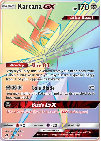 Kartana GX #117/111 — Crimson Invasion