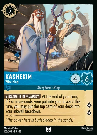 Kashekim - Wise King #158/257 — Wilds Unknown