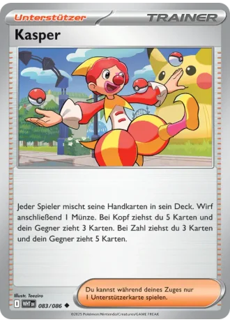 Kasper #083/86 — Weiße Flammen
