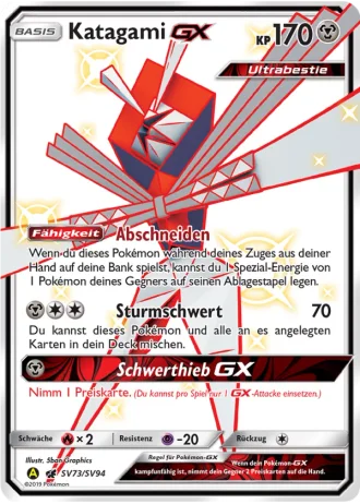 Katagami GX SV73/94 — Schillernde Schatzkammer (Verborgenes Schicksal)