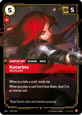 Katarina, Reckless #023/219 — Unleashed