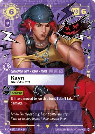 Kayn, Unleashed #182/167 — Radiance