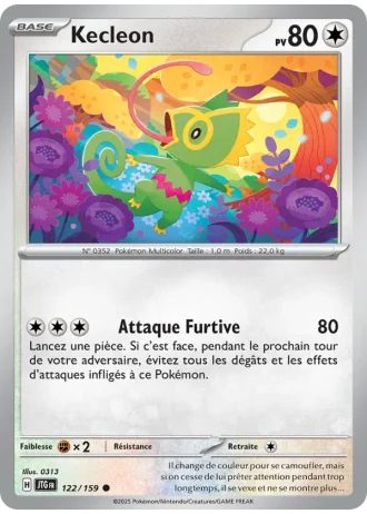 Kecleon #122/159 — Aventures Ensemble