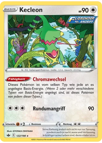 Kecleon #122/198 — Schaurige Herrschaft