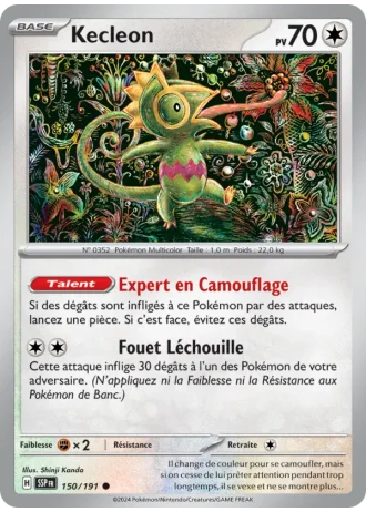 Kecleon #150 — Étincelles Déferlantes