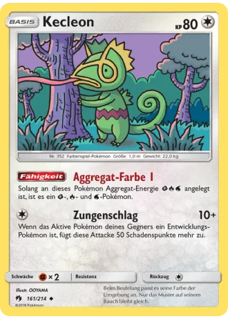Kecleon #161/214 — Echo des Donners