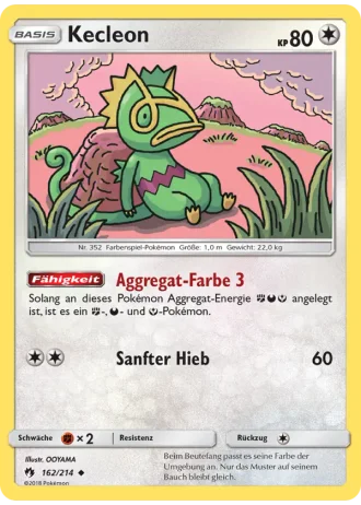 Kecleon #162/214 — Echo des Donners